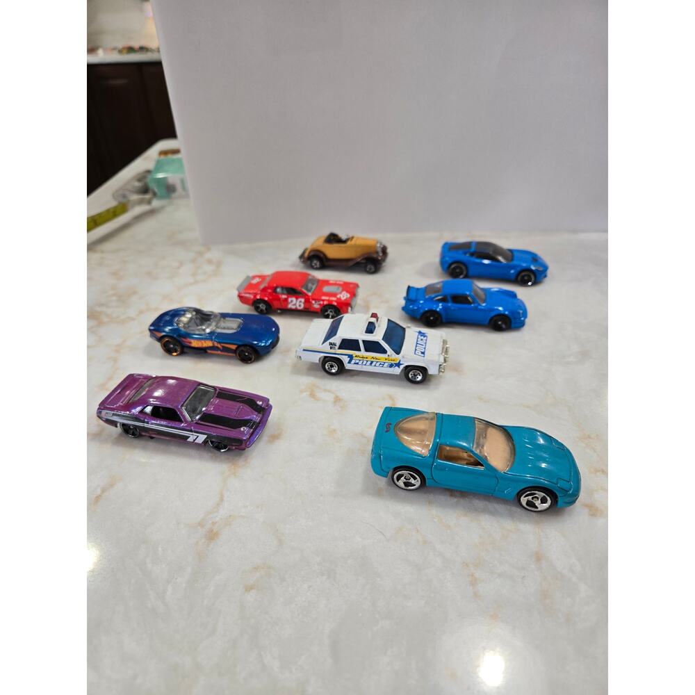 8 Diecast Cars Hot Wheels Mattel Zylmex Hong Kong Toys Matchbox Vintage